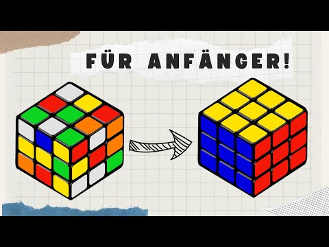 Zauberwürfel lösen für Anfänger - einfach und mit Bildersprache erklärt