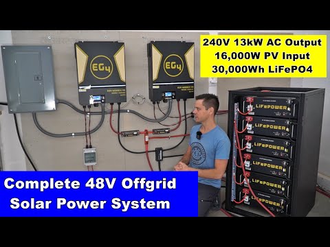 Complete 48V Offgrid Solar Power System