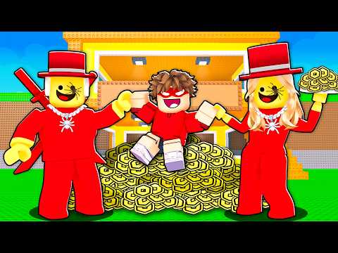 Adopted By TRILLIONAIRES In Steal A Brainrot!!