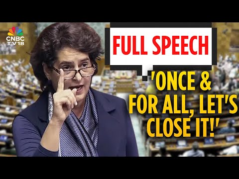 Priyanka Gandhi’s Full Speech In Parliament | Vande Mataram Row | Viral Video | N18V | CNBC TV18