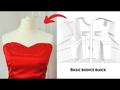 HOW TO MAKE TUBE TOP | STRAPLESS TOP | TUBE TOP PATTERN AND SEWING TUTORIAL