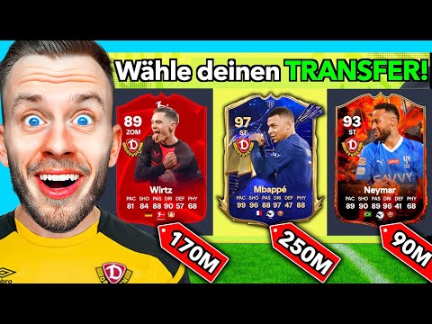 DYNAMO DRESDEN Karriere - ABER ein FUT DRAFT bestimmt meine TRANSFERS! 👀🚀