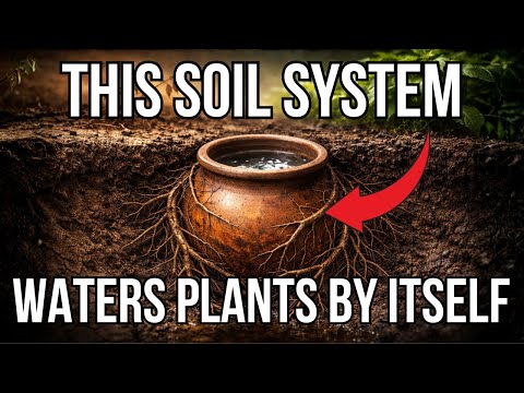 This Buried Clay System Waters Plants for Weeks (And Almost No One Uses It)