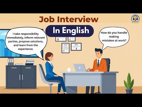 50 Job Interview Questions and Answers in English | Get Your Dream Job! 💼| English Tips and Podcast