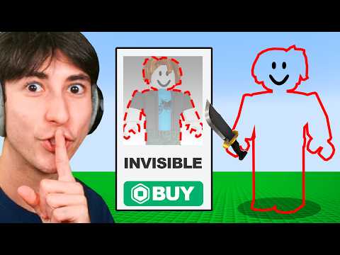 I Cheated with Illegal Invisibility in Roblox