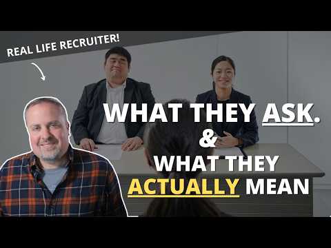 10 Questions Your Interviewer Will Ask (And What They Actually Mean)