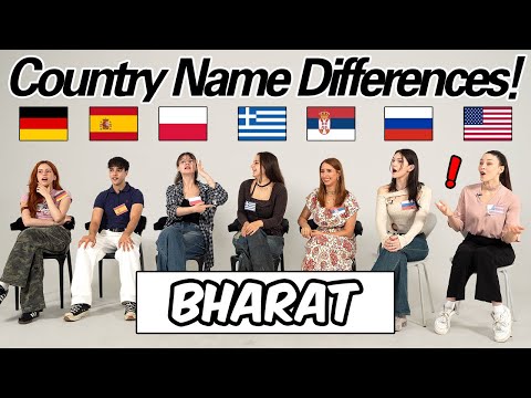 Country name differences between 7 countries! ㅣCan They Guess The Orginal Name Of Other Countries?