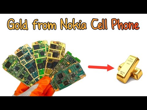 Nokia Cell Phones Gold Recovery | Recover Gold From Nokia Cell Phone Circuit Boards