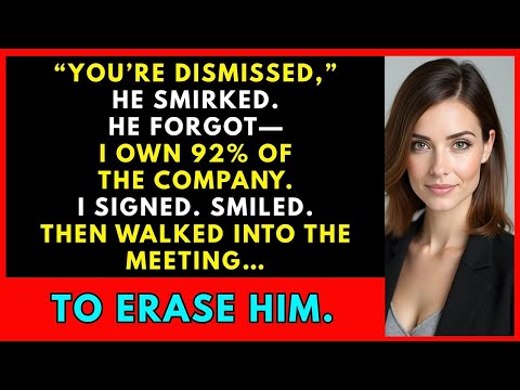 Fired by the manager, but I owned 92% of the COMPANY  The SHAREHOLDER meeting was PURE REVENGE