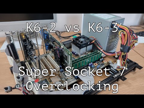 AMD K6-2 vs K6-3 Super Socket 7 Overclocking