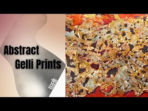 How to Make Abstract Gelli Prints (for beginners)