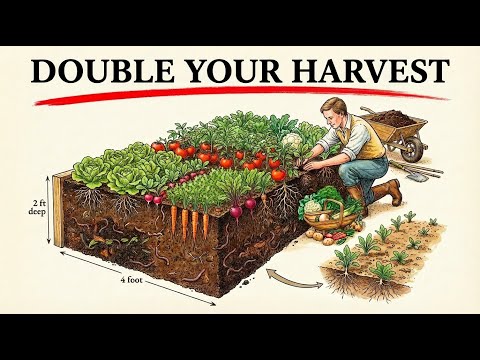 Double Your Harvest in Half the Space Using This Garden Bed Method