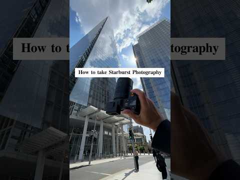How to take Starburst Photos with a Hasselblad X2D #urbanphotography #cityscape