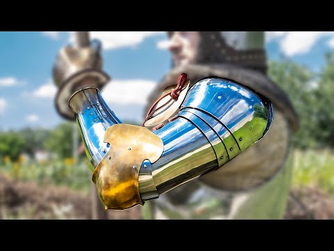 How to make knight arm armor.  Forging armour