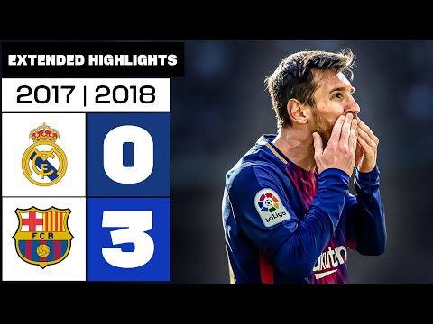REAL MADRID 0-3 FC BARCELONA 2017/18 | Resumen ampliado