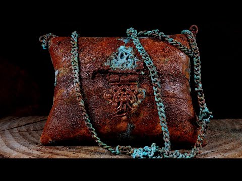 I Was Shocked to Open It! Extremely Beautiful Vintage Handbag - Restoration ASMR