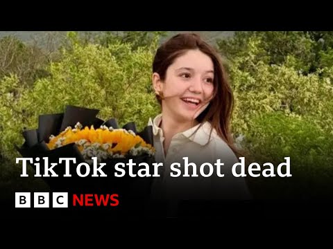 Teen TikTok star shot dead after man broke into her home, police say | BBC News
