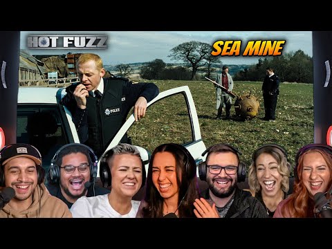 Hot Fuzz (2007) – "Sea Mine" Unexpected | First Time Watching Reaction Compilation