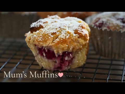 Mum's Best Raspberry & White Chocolate Muffins