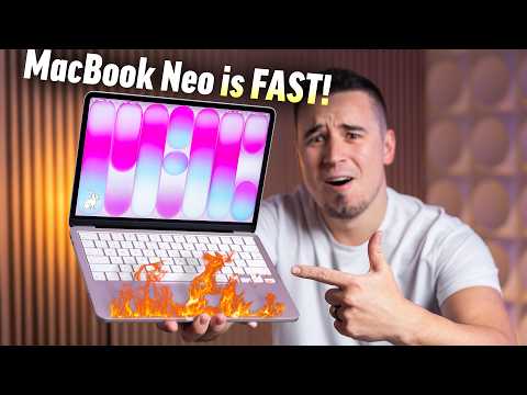 HOLY SMOKES: MacBook Neo is CRAZY Fast!