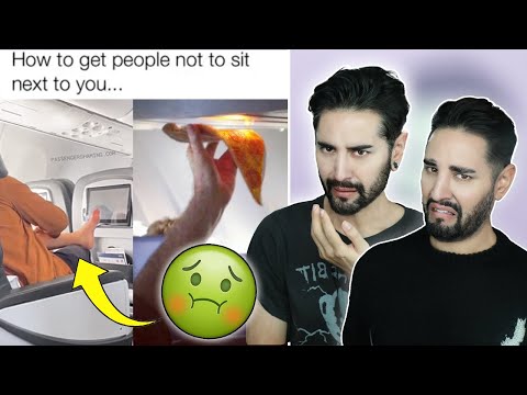 The WORST Airplane Passengers Ever… SHAME SHAAAAME! (Passenger Shaming) 💜🖤 The Welsh Twins