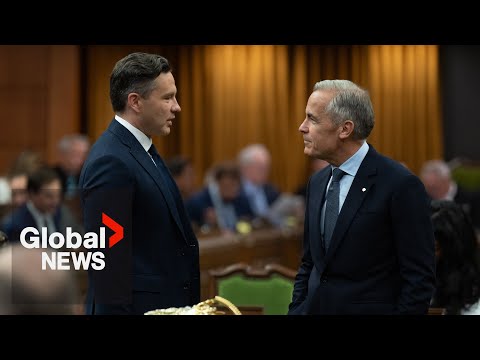 Carney, Poilievre debate grocery rebate, cost of living in 1st face-off of 2026