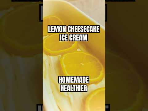 DIY Lemon Cheesecake Ice Cream | Couple's Simple Kitchen Recipe