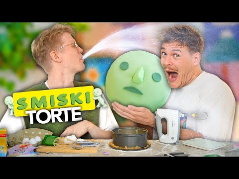 Wir backen eine Smiski Torte OHNE REZEPT (geht komplett schief 💀)