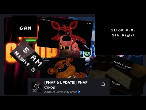 Beating fnaf night 5 with my friendddd (fnaf co-op) 