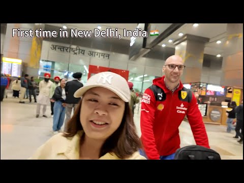 “Our FIRST 24 Hours in INDIA! Shocking Arrival at New Delhi Airport 🇮🇳😲”