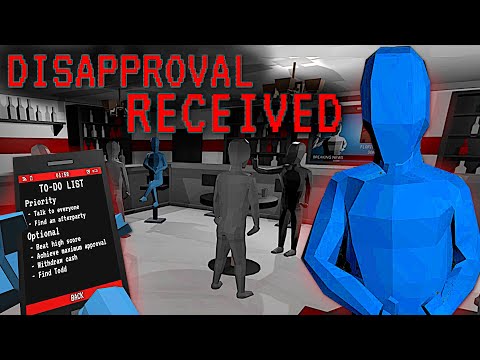 Horror Game Where You Must Socialize To Get A Job Because You Need Money - Networking Event Sim