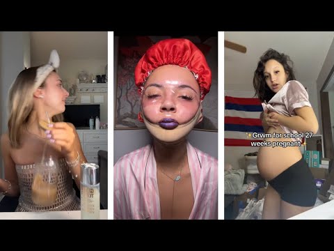 DIFFERENT TYPES OF GRWM 💅 | School, Teen pregnancies, HOCO & Everyday TikTok Compilation