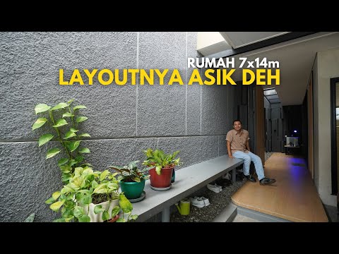 Rumah Lebar 7 Meter yang Asik karya Laksakusuma Architect