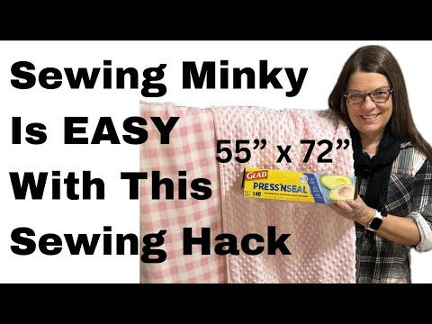 Tutorial- MINKY & FLEECE HACK