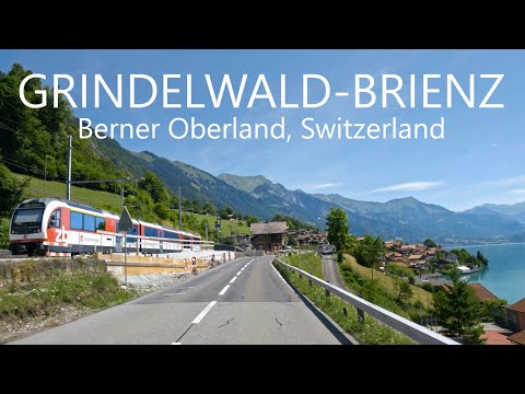Switzerland Drive 4K | Grindelwald to Brienz, Berner Oberland