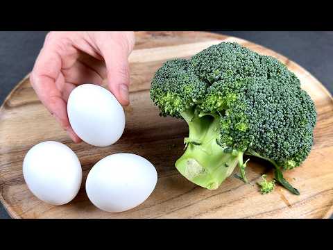 🥦Fügen Sie einfach Eier zum Brokkoli hinzu! Das kann ich jeden Tag kochen! Lecker und kalorienarm!