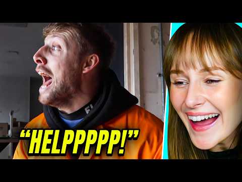 Freya Reacts to We Stayed Overnight in an Abandoned Prison