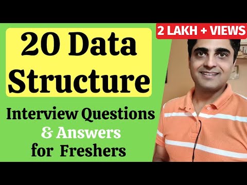 20 Data Structure Interview Questions for Freshers - TCS, Accenture, Infosys, Wipro,Cognizant,Amazon