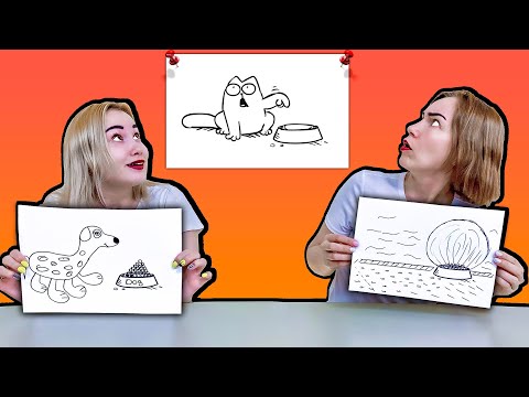 Кто Лучше Дорисует Рисунок Челлендж!