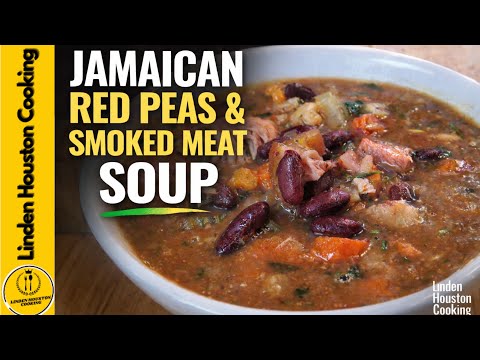 How to Make Jamaican Red Peas & Smoked Meat Soup | Rich & Hearty