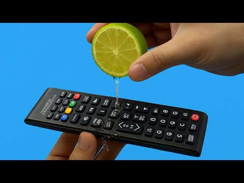 Use a Regular Lemon and Fix All Remote Controls in Your Home! How to Repair TV Remote Control!