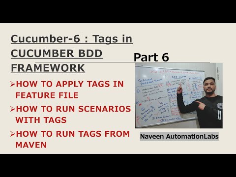 #6 - Tags in #Cucumber BDD Framework (Latest)
