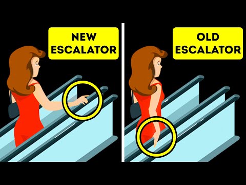 Why Escalator Handrails Move Faster Than Steps