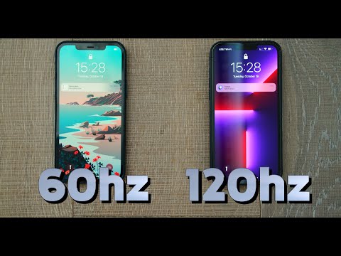 120hz ProMotion display iPhone vs 60hz in slow mo