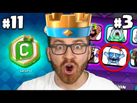 My 25 Rarest Items in Clash Royale! (9 year old account)