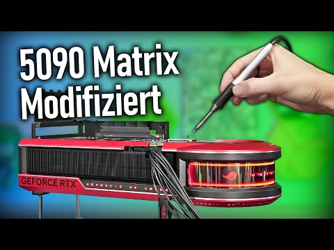 5090 Matrix Mod: 750W über 12VHPWR ohne BTF-Anschluss & Flüssigmetall Check