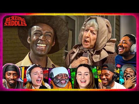 "Up Yours N**g" Reactions! Blazing Saddles (1974) Movie Reaction *First Time Watching*