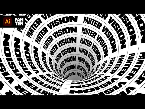 Kinetic Text Hole in Illustrator