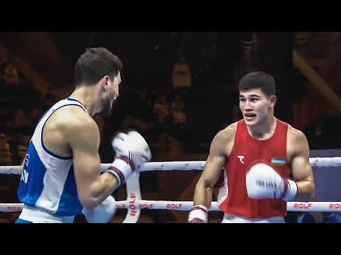 Чемпион мира из Узбекистана против Чемпиона России! Бой на Чемпионате мира по боксу 2025
