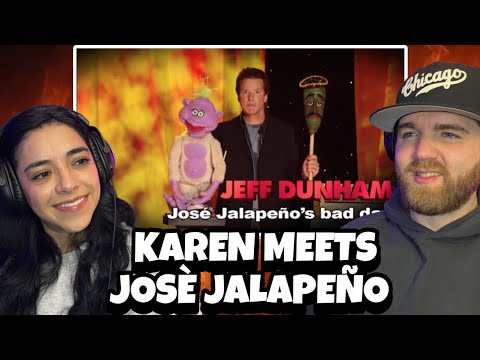Karen Meets José Jalapeño : José Jalapeño's bad day |Arguing with Myself | JEFF DUNHAM (Reaction)